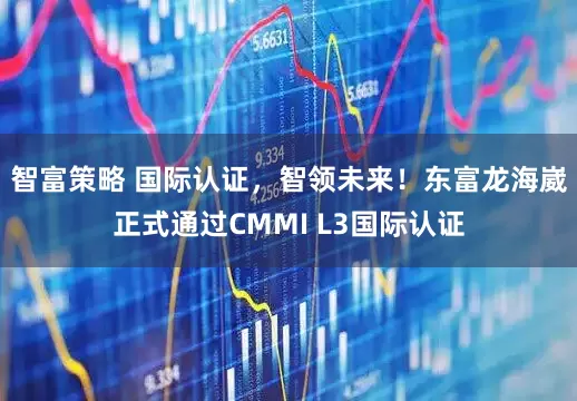 智富策略 国际认证，智领未来！东富龙海崴正式通过CMMI L3国际认证